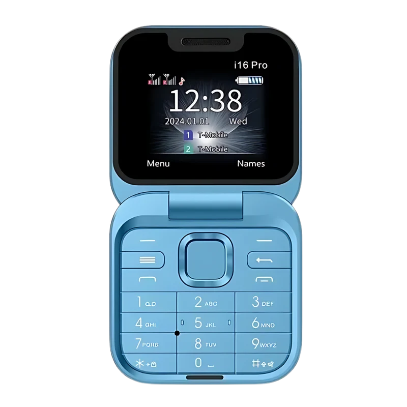 Téléphone portable pliable Dual Sim compact polyvalent