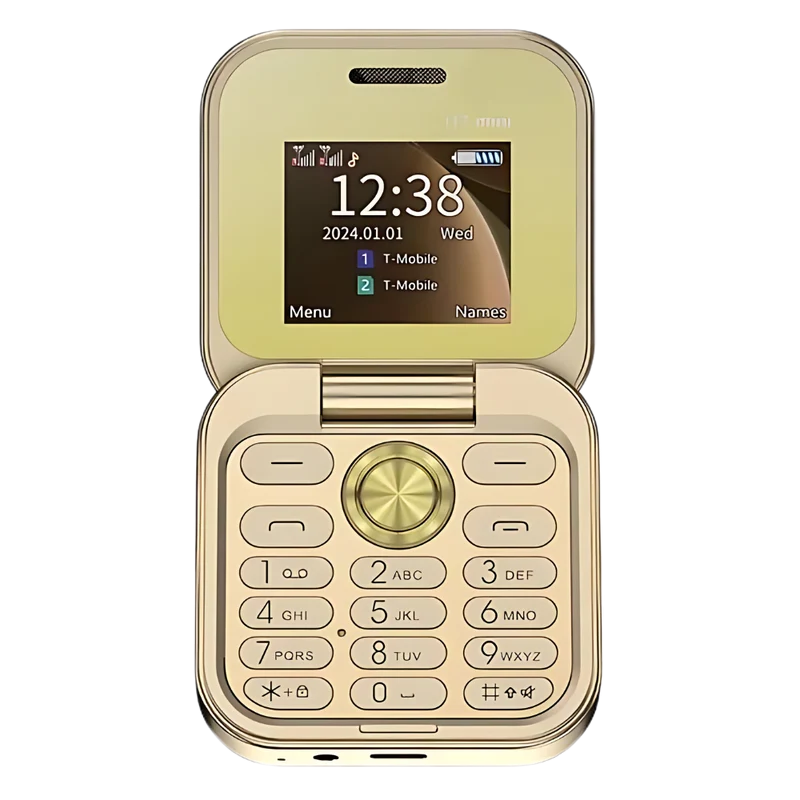 Téléphone portable pliable Dual Sim compact polyvalent