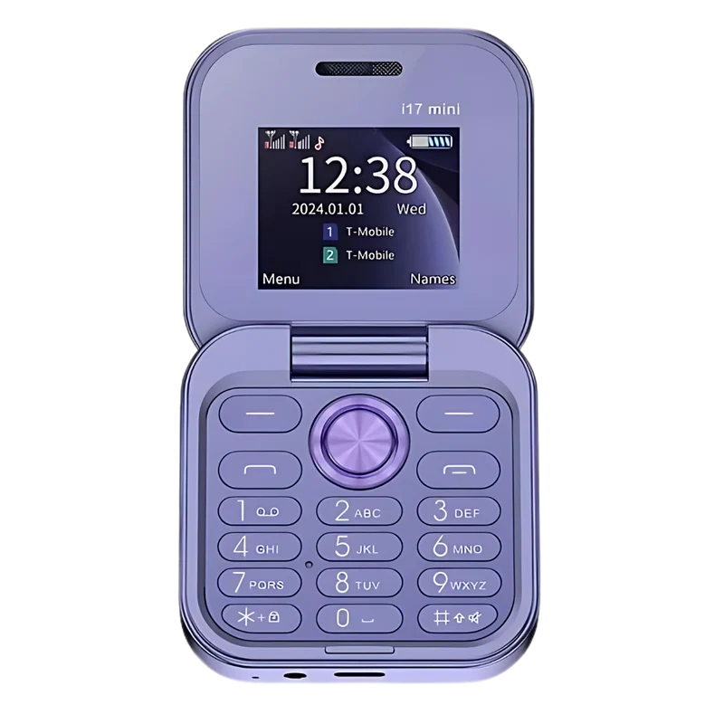 Téléphone portable pliable Dual Sim compact polyvalent