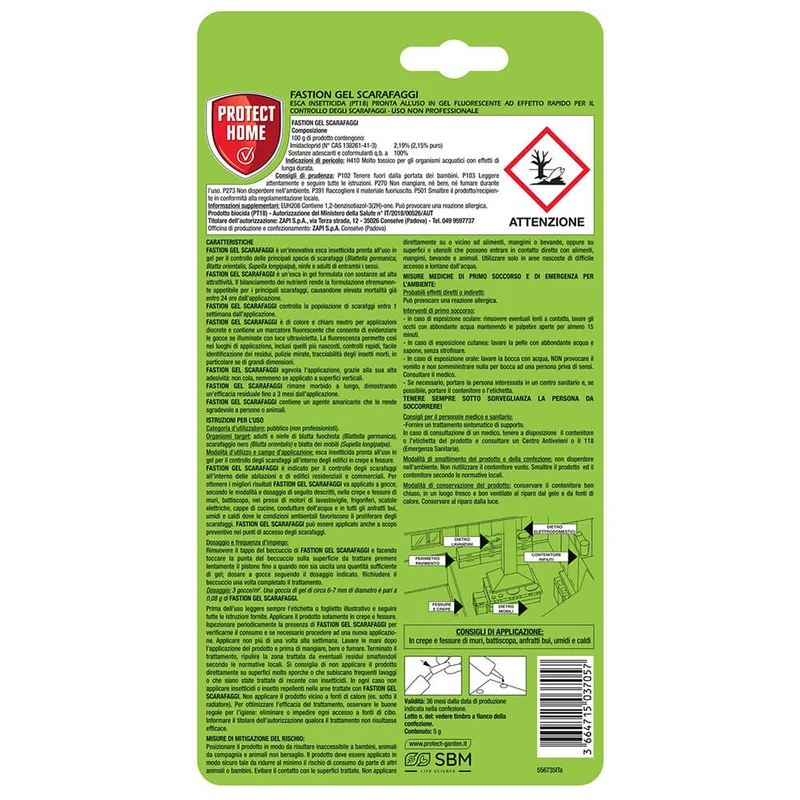 Esca Fastion gel scarafaggi Protect Garden