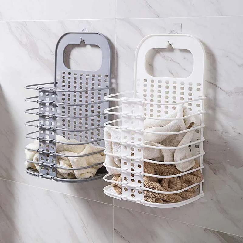 Panier à Linge Suspendu - Gain de Place - Salle de Bain