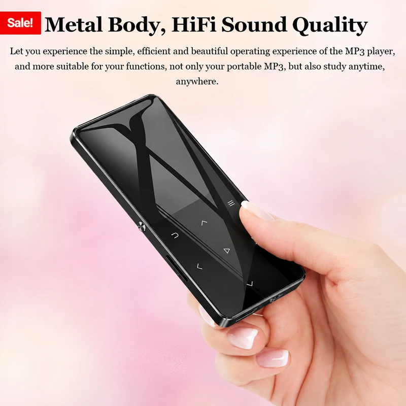 Lecteur MP3 Bluetooth Haute-Fidélité: Musique et Divertissement