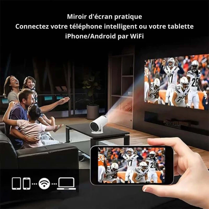 Mini Projecteur Portable Haute Définition 4K
