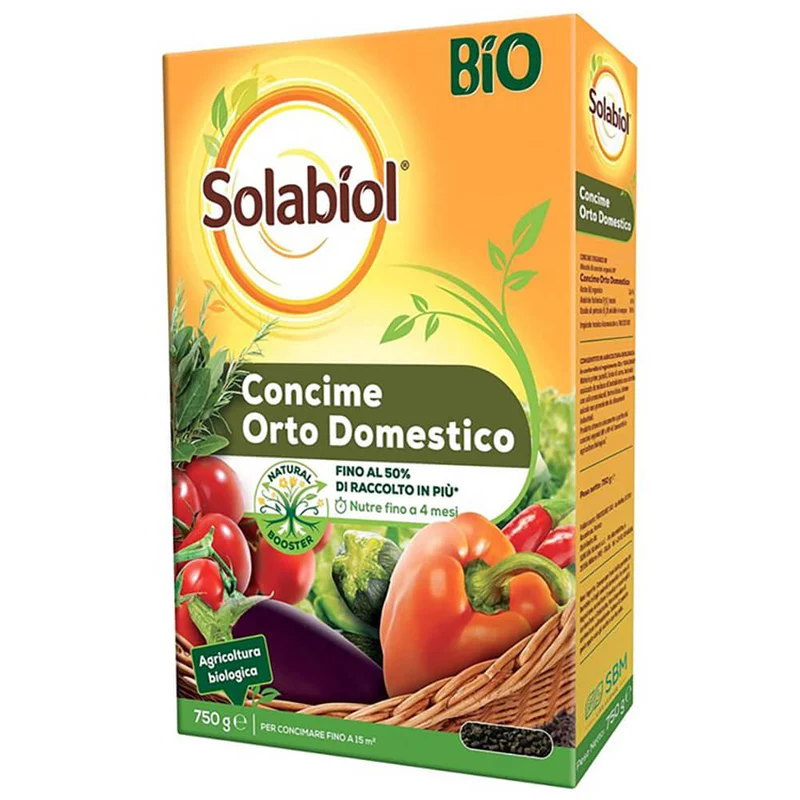 Concime per orto domestico 750g Solabiol