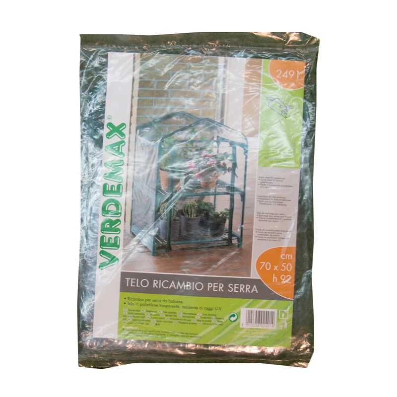 Telo ricambio serra a 2 ripiani Azalea verde Verdemax V002491