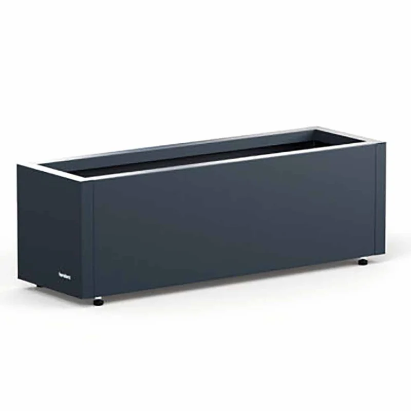 Fioriera Herstera Metal Planter Balcony antracite 80x25x25cm 08973802