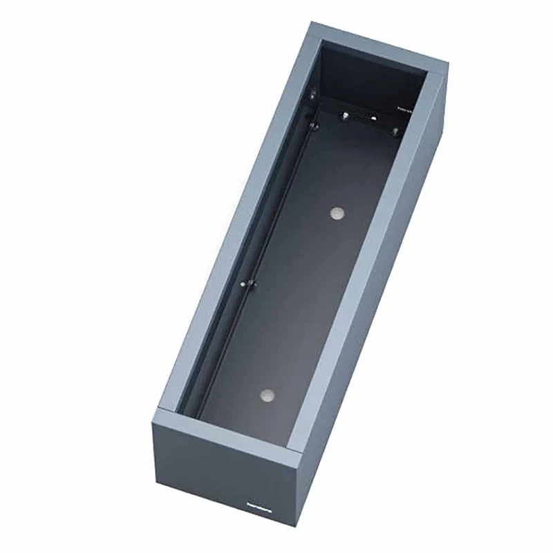 Fioriera Herstera Metal Planter Balcony antracite 80x25x25cm 08973802