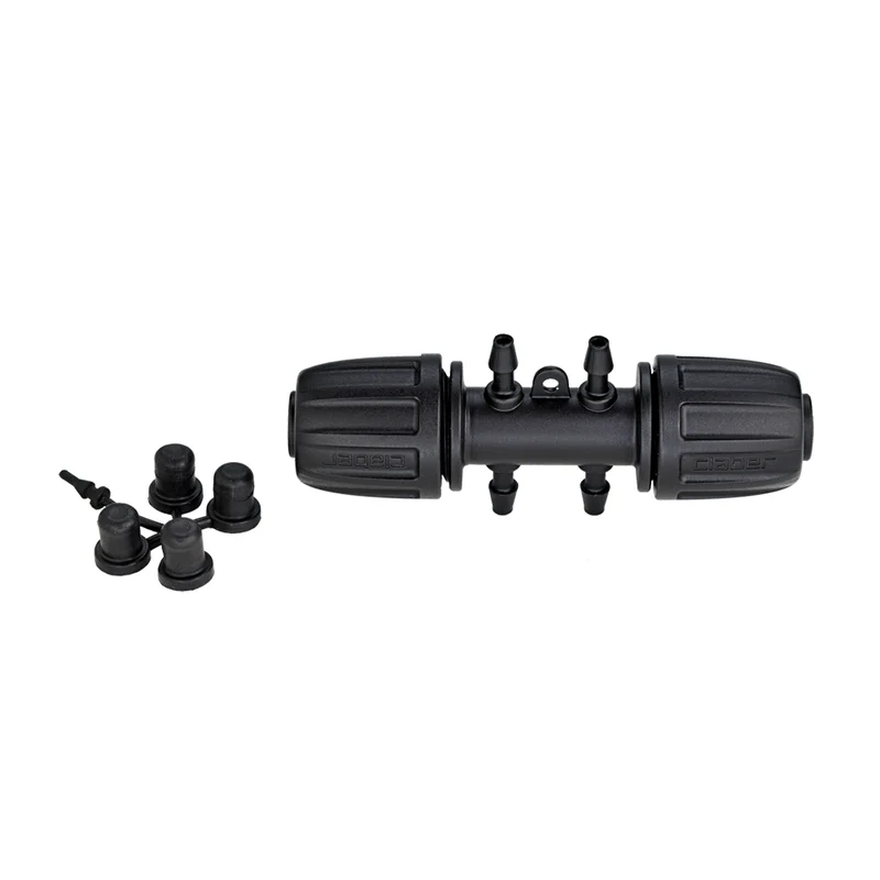 Raccordo 1/2" - 4 uscite 1/4" Block-system Rainjet Claber