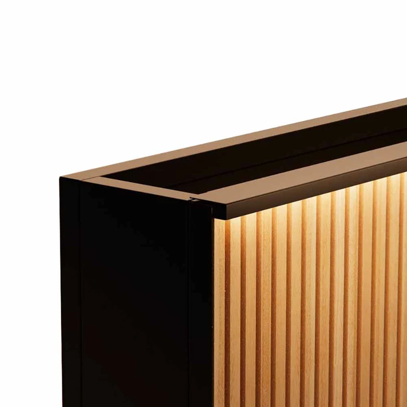 Supporto magnetico per luci Herstera per fioriere Deco antracite 100 cm 31810002
