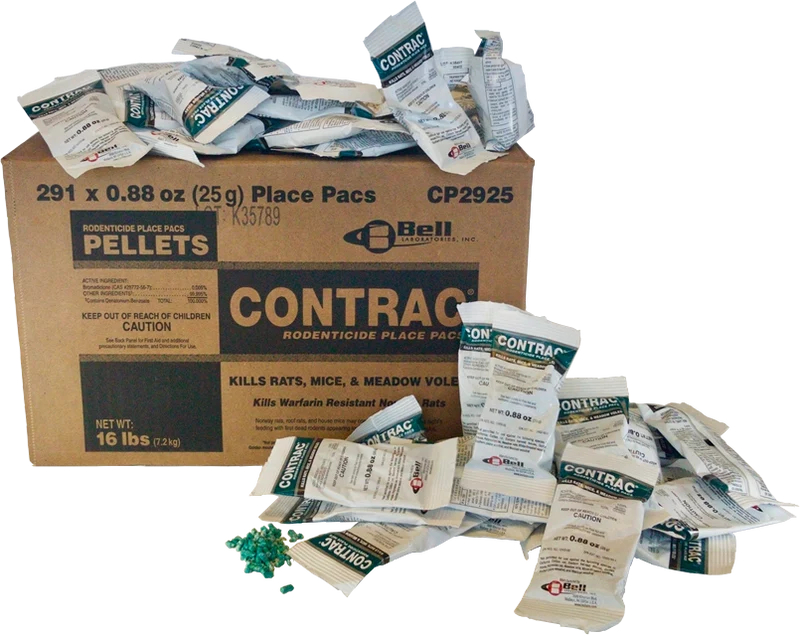 Contrac Rodenticide Place Pacs - 291 x 25 g