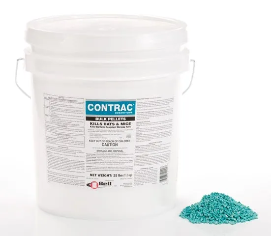 Contrac Rodenticide Pellets - 25 lb
