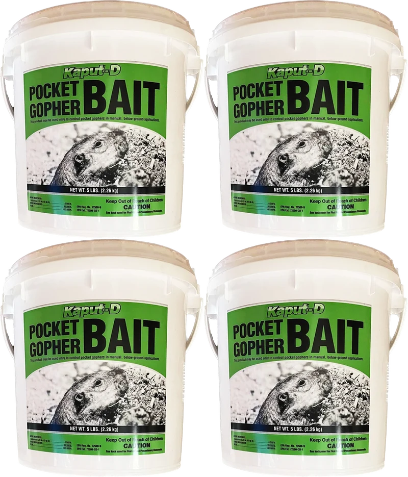 Kaput-D Pocket Gopher Wheat Bait - Case
