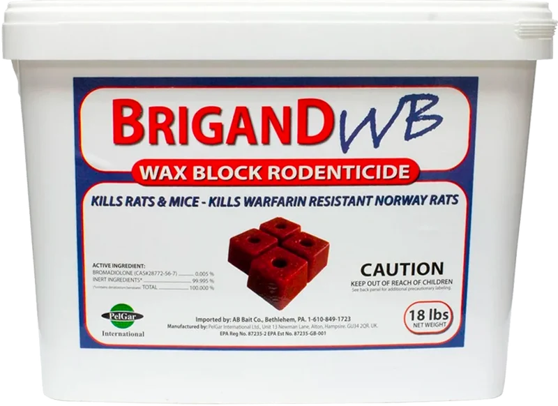 Brigand WB Wax Block Rodenticide