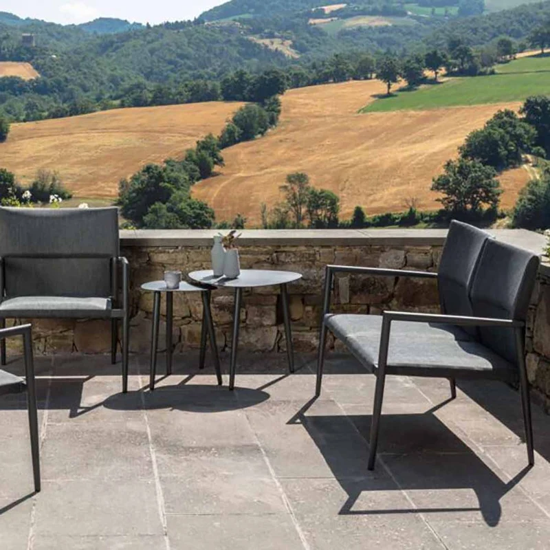Salotto Adam Charcoal tessuto Grigio scuro Talenti