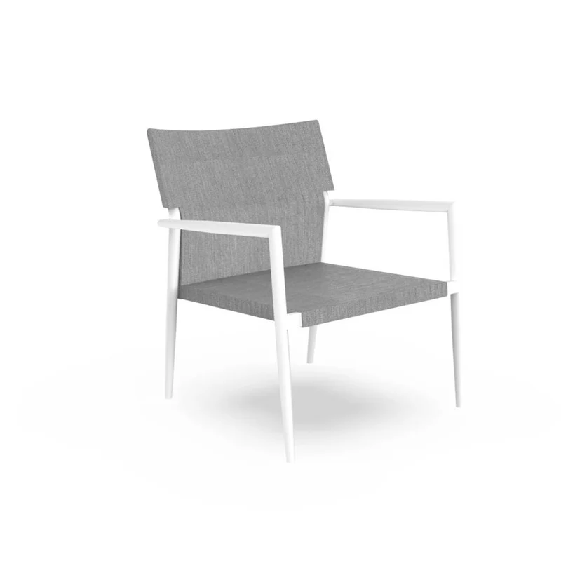 Salotto Adam bianco tessuto Grigio chiaro Talenti