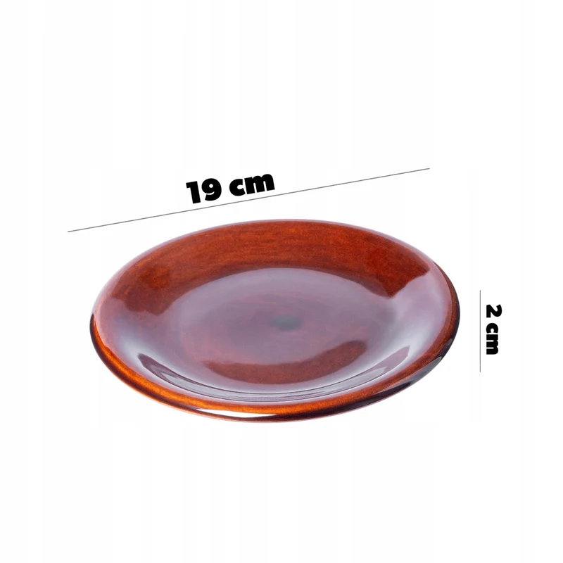 Set di 6 piatti da dessert KADAX da 19 cm in ceramica.