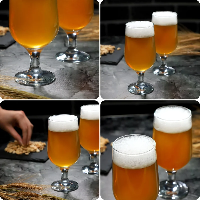 Set di 6 boccali da birra KADAX da 385 ml, confezione regalo.