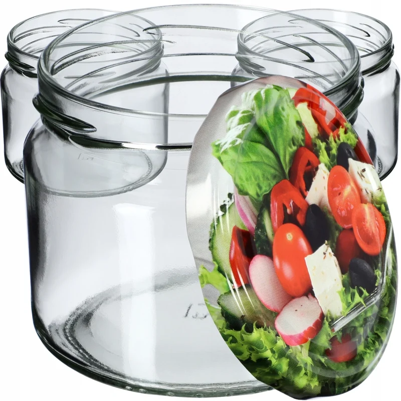 KADAX Sonka barattoli di vetro 330ml 50pz 82mm + coperchio "Mix di verdure"