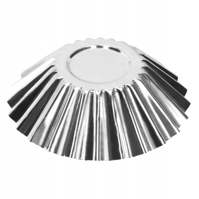 Set di 10 stampi in metallo KADAX per muffin, cupcake e crostatine, 7 cm