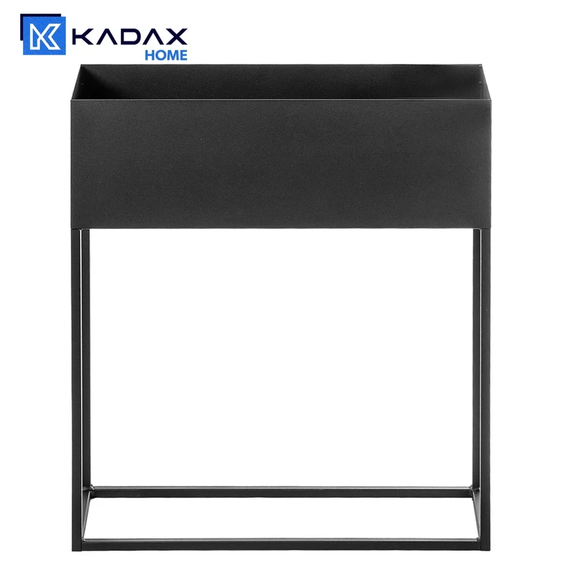 Supporto per fiori KADAX Loft in metallo, vaso da fiori verticale 60x70cm