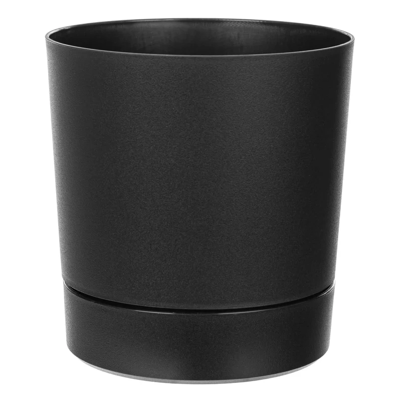 Vaso da fiori KADAX con supporto, rotondo, in plastica, 27,5 cm