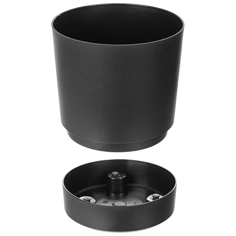 Vaso da fiori KADAX con supporto, rotondo, in plastica, 27,5 cm