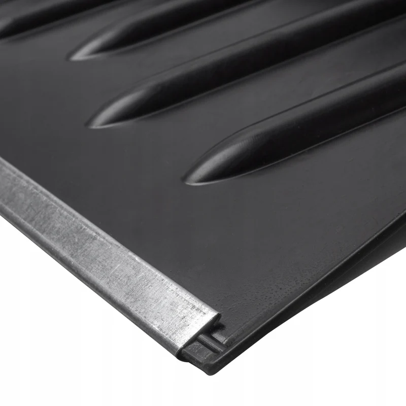 Set pala da neve KADAX con ruote e manico in legno