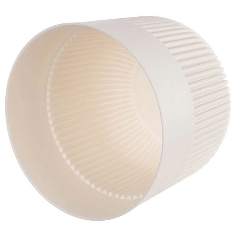 Vaso da fiori KADAX, Coprivaso, 11 cm, Plastica, Rotondo, A coste, Pianta
