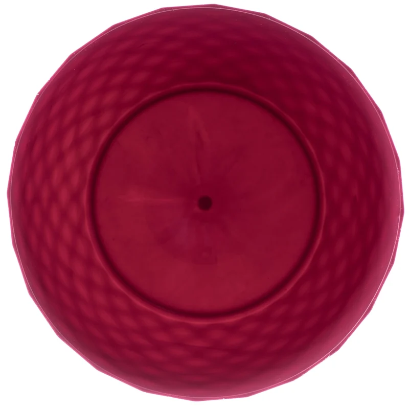 Vaso da fiori KADAX, fioriera, coperchio, 25 cm, supporto per fiori, plastica rosa, 3 pezzi.