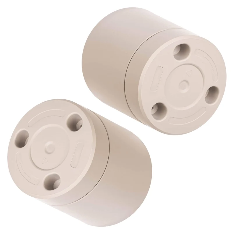 KADAX Vaso da fiori con coprivaso e sottovaso, rotondo, 14,5 cm, set da 2