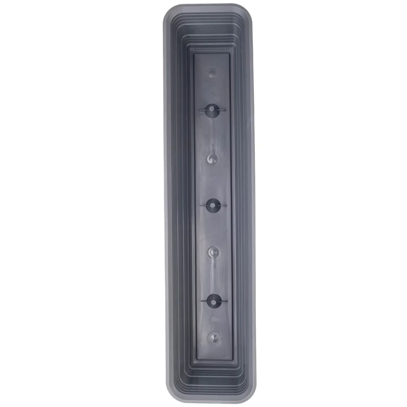 Fioriera da balcone KADAX, vaso da fiori, 80 cm, antracite, fioriera Kadax