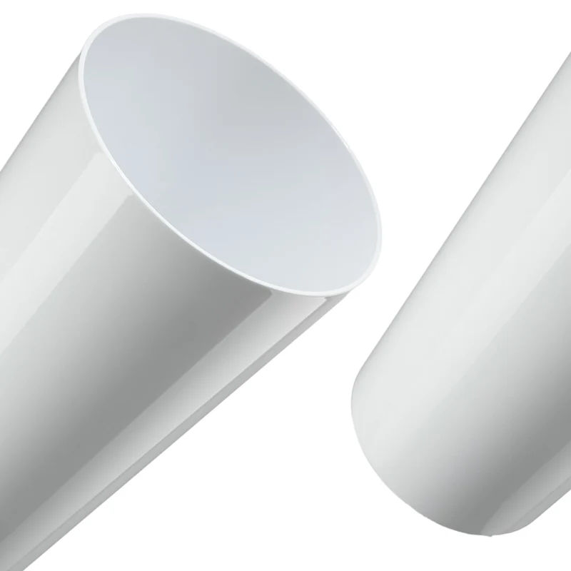 Vaso da fiori KADAX 26 cm con coperchio e inserto, in plastica bianca.