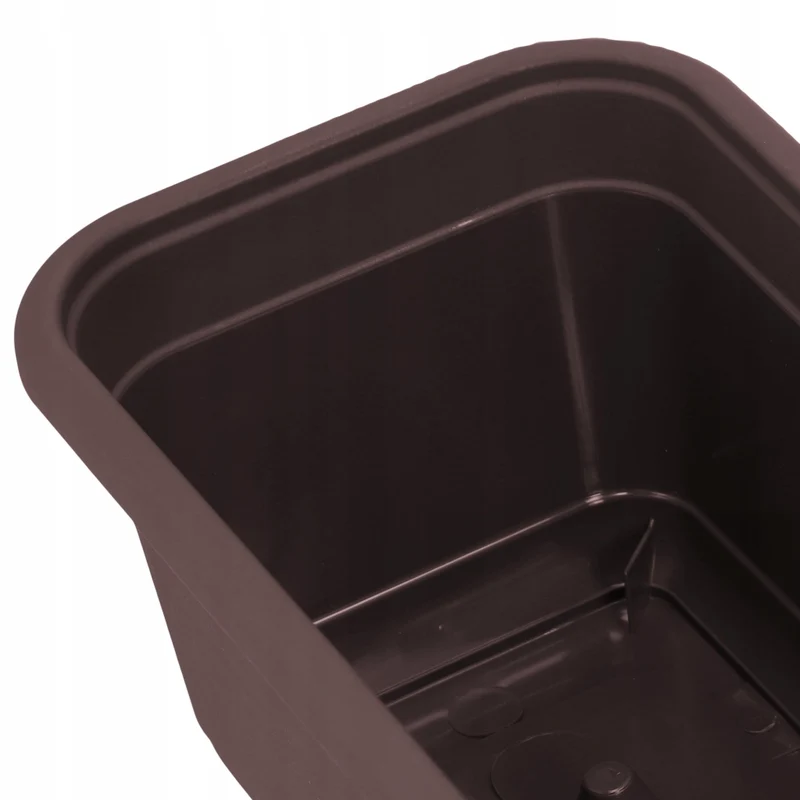 Vaso da fiori rettangolare in plastica KADAX per balcone, 80 cm.