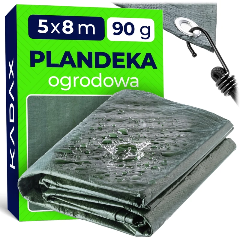 Telone KADAX spesso, antigelo, impermeabile, rinforzato, 8x5 m, 90 g, resistente.