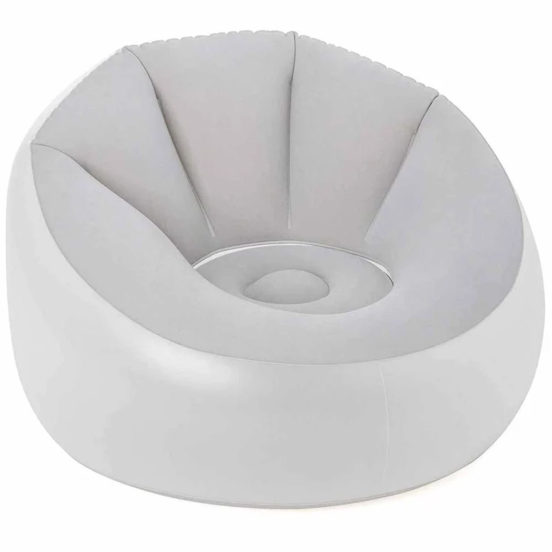 Poltrona Pouf Gonfiabile Esterno Giardino con Luce LED RGB Cambio Colore Bestway
