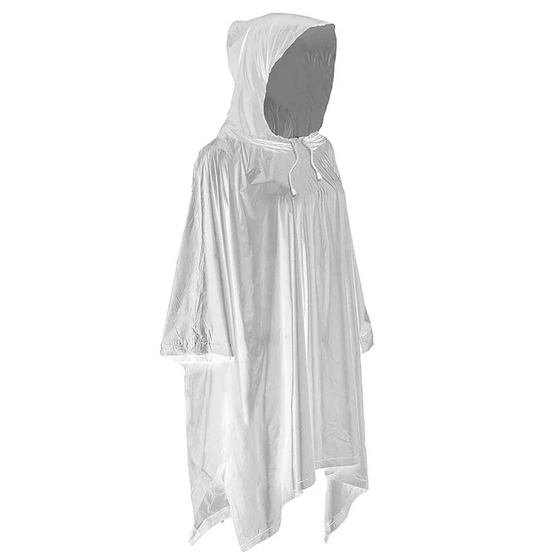 Poncho Mantella Impermeabile Antipioggia Giacca Anti Pioggia PVC con Cappuccio