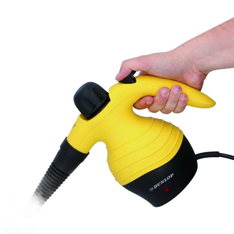 Pulitore a Vapore Portatile 1050W Dunlop 360ml 100 gradi con Accessori Pulizia