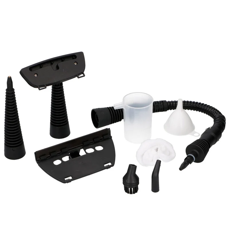 Pulitore a Vapore Portatile 1050W Dunlop 360ml 100 gradi con Accessori Pulizia