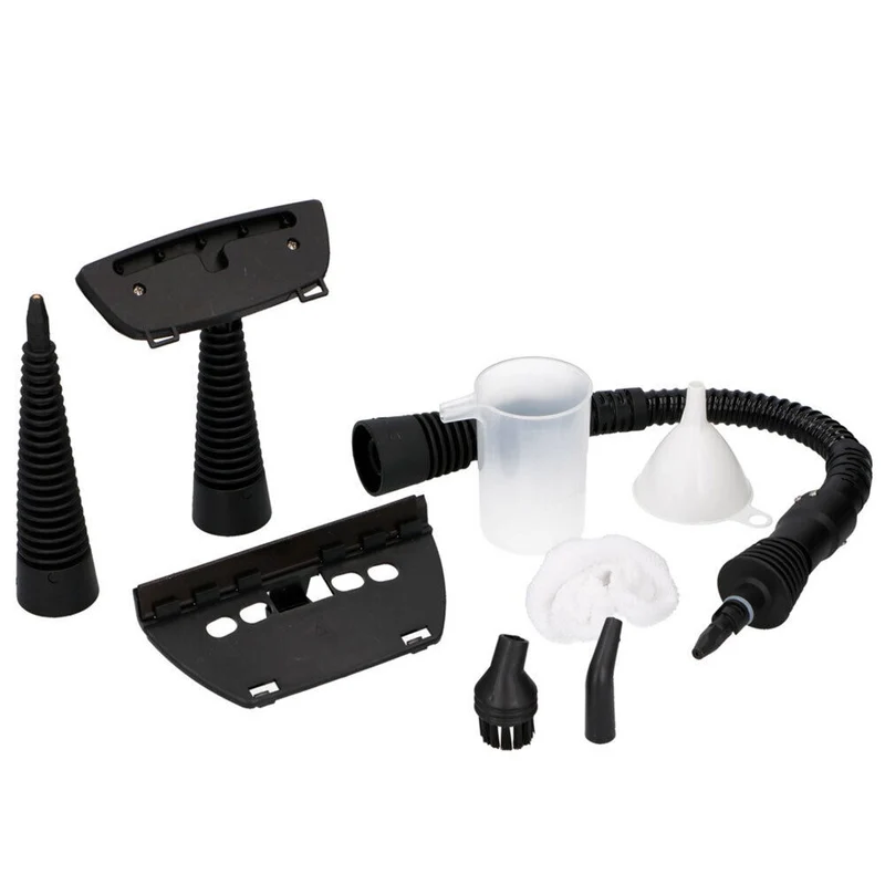 Pulitore a Vapore Portatile 1050W Dunlop 360ml 100 gradi con Accessori Pulizia