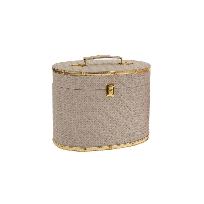 Contenitore Beige Portatutto 30,5x23,5x24 Cm