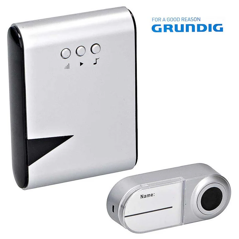 Campanello Porta Casa Wireless Senza Fili Grundig Ricevitore con 36 Melodie