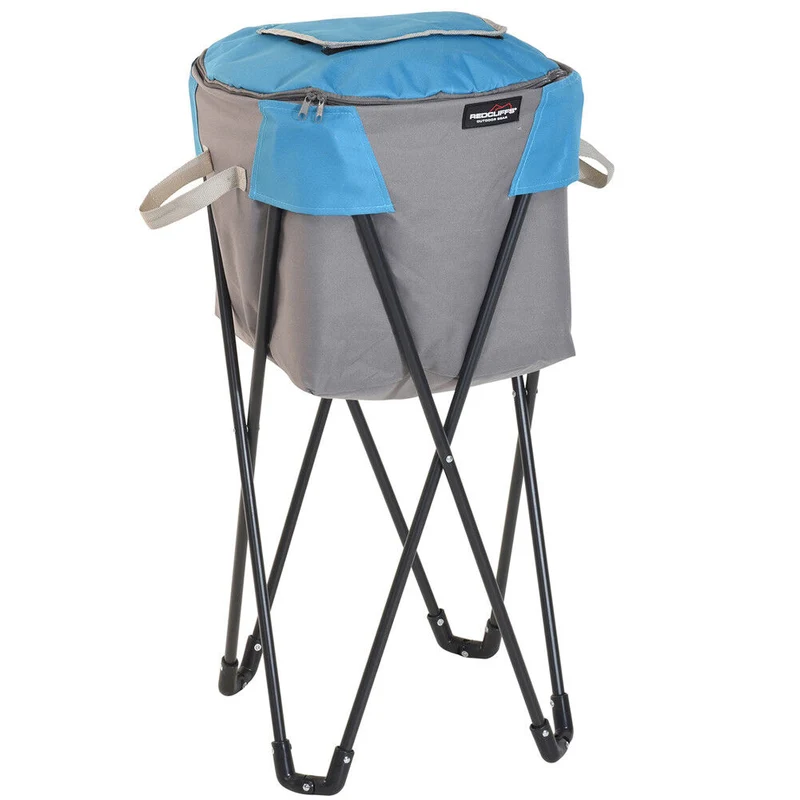 Borsa Termica con Supporto Cavalletto per Campeggio Mare Spiaggia Gite 40x85cm