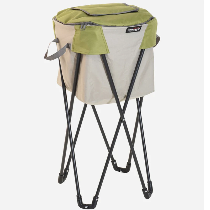 Borsa Termica con Supporto Cavalletto per Campeggio Mare Spiaggia Gite 40x85cm