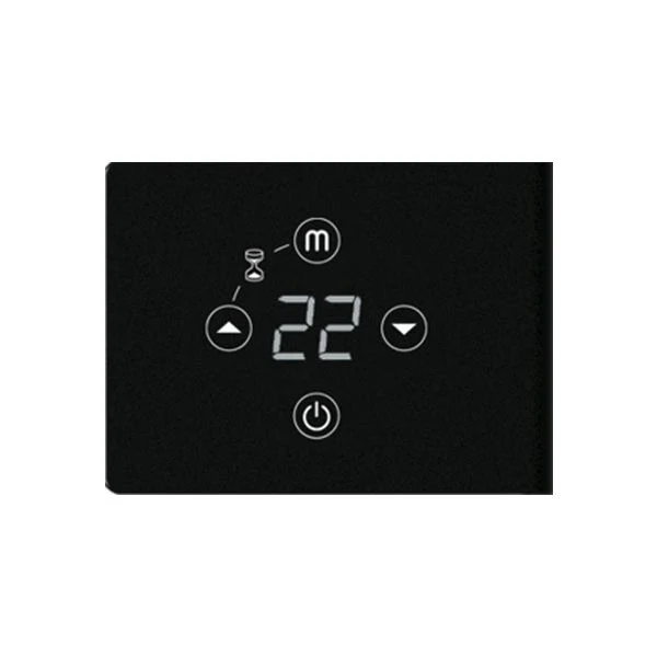 Radiatore Scaldasalviette Elettrico Radialight Onsen Acciaio 40x90 Bianco/Antracite