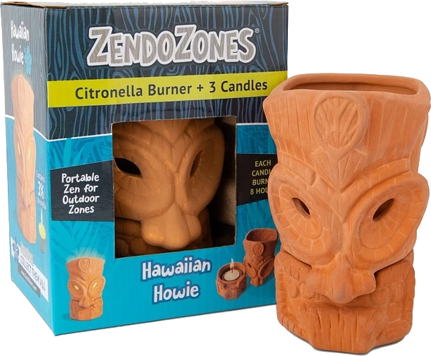 ZendoZones Citronella Burner - Hawaiian Howie