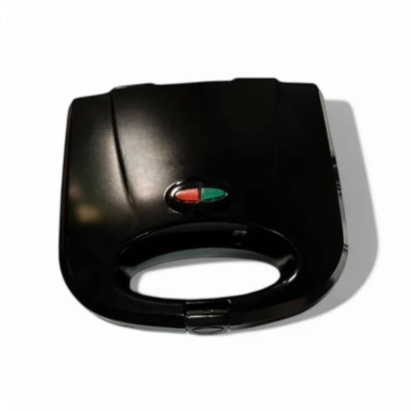 Griglia piastra elettrica 750 Watt con cerniere e piano di cottura antiaderenti 21,60x12,60 cm.