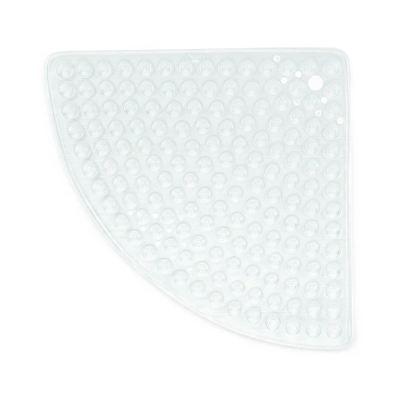 Tappeto doccia antiscivolo semicircolare trasparente 60x60 Cm