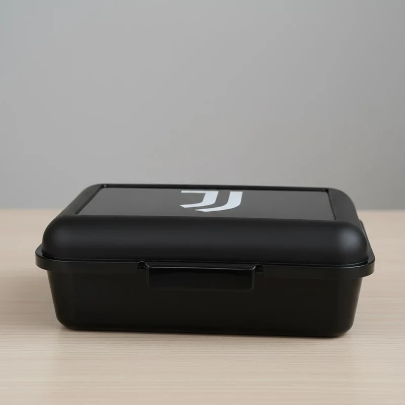 Lunch Box Nero Portamerenda Scuola Bambini