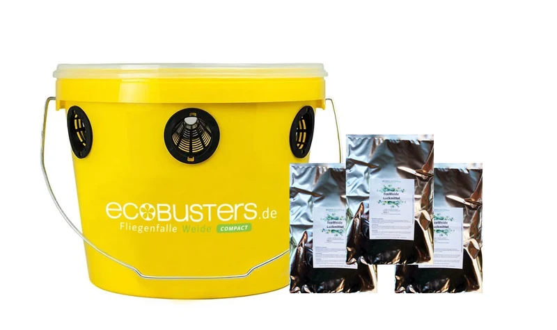 SUPER SET: Fliegenfalle Weide C + 3x 240g Lockstoff