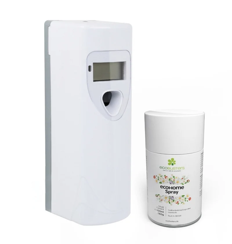 Mini-Set: Sprühautomat + 250ml EcoHome Spray + Batterien